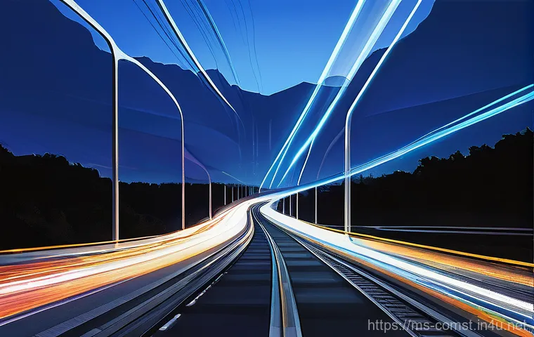 UDP와 TCP 비교 - **Prompt 2 (UDP - Speed and Real-time Action):**
    An energetic and dynamic scene illustrating rap...