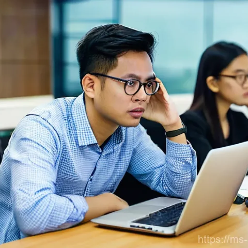 객체지향 설계 패턴 - **Prompt 1: Frustrated Developer in Malaysian Tech Hub**
    A wide shot of a young Malaysian softwa...