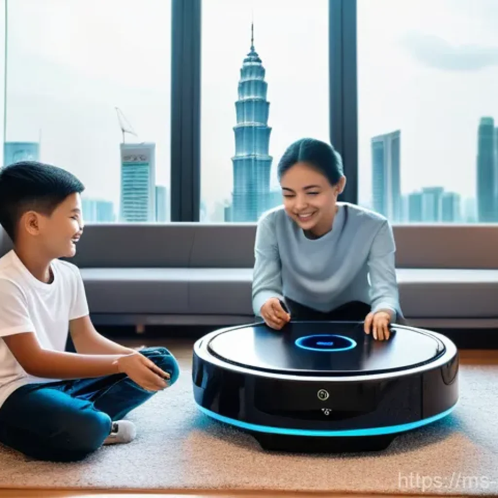 미래 컴퓨터공학 기술 - **Prompt for AI Integration in a Malaysian Smart Home:**
    "A vibrant and modern living room in a ...
