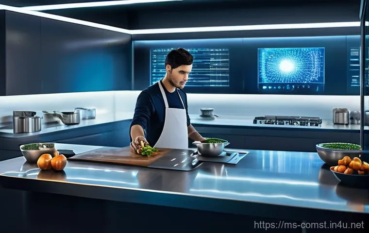 자료구조와 알고리즘 - **Prompt 1: The Digital Pantry of Data Structures**
    "A vibrant, high-tech kitchen pantry, immacu...