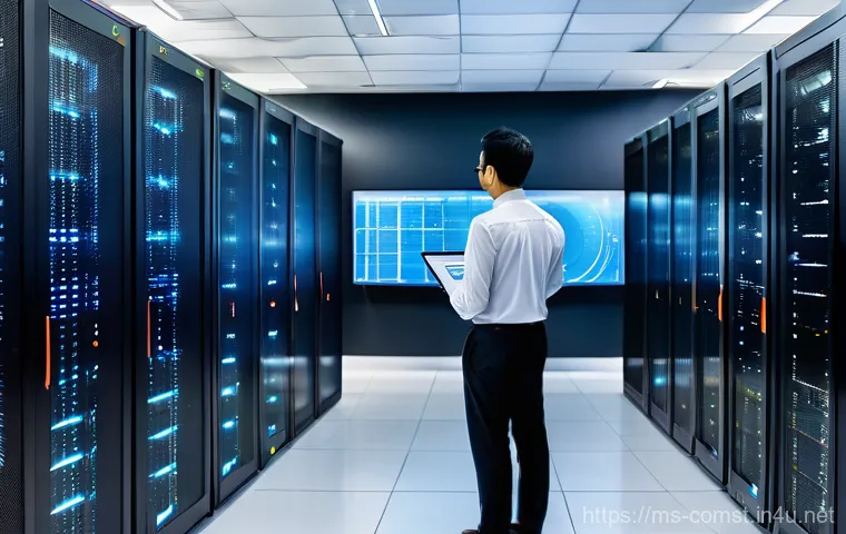 리눅스 시스템 관리 - **Prompt 1: The Digital Backbone of Malaysia**
A wide shot of a futuristic and highly secure dat...