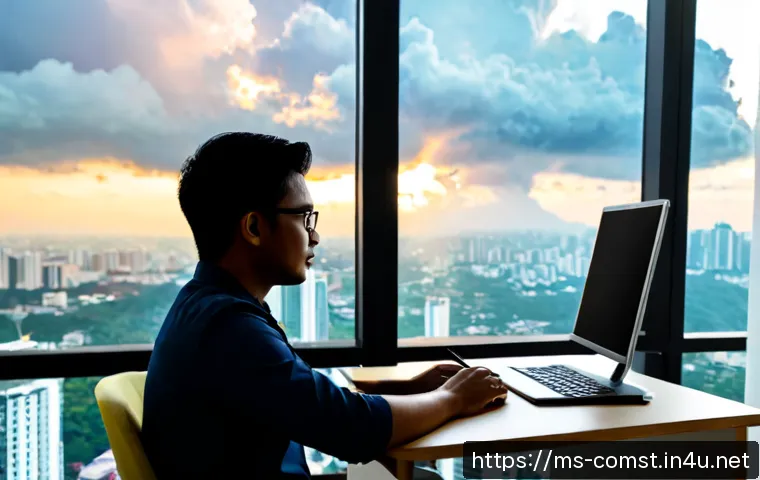 Home 17 클라우드 기반 개발 환경 - Photorealistic modern cloud-based development workspace in a Kuala Lumpur co-working office, Malaysi...