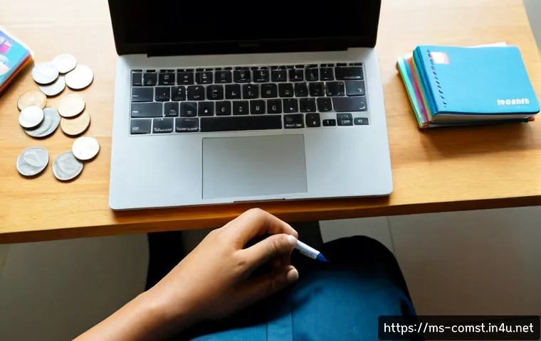 Home 17 프로그래밍 기초 - Photorealistic overhead view of a beginner learning programming at a tidy home desk in Kuala Lumpur,...